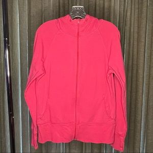 Z by Zelle- Large Hot Pink Zip-Up Hoodie